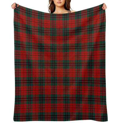 Clan Nicolson Tartan Throw Blanket