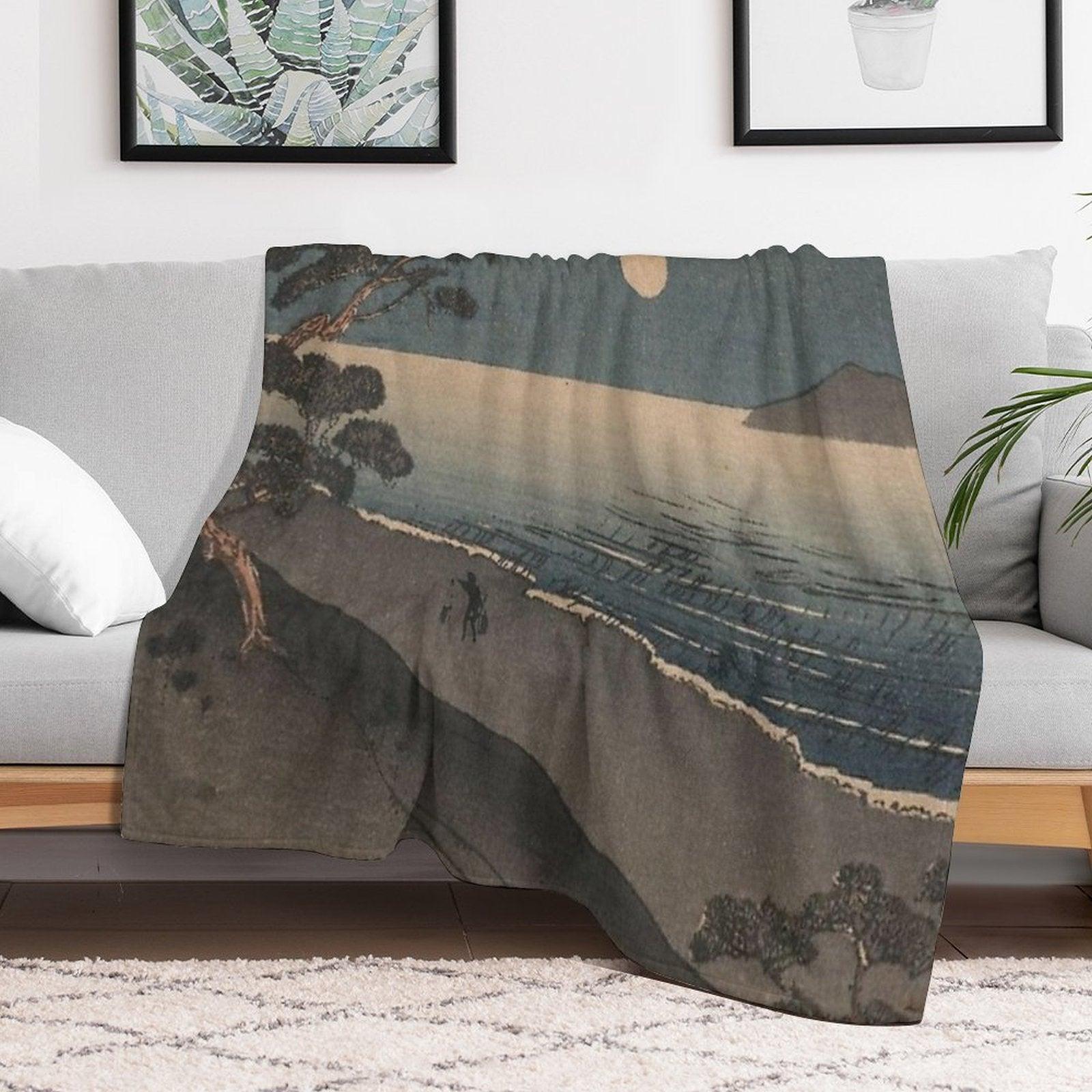 Ukiyo-e Throw Blanket