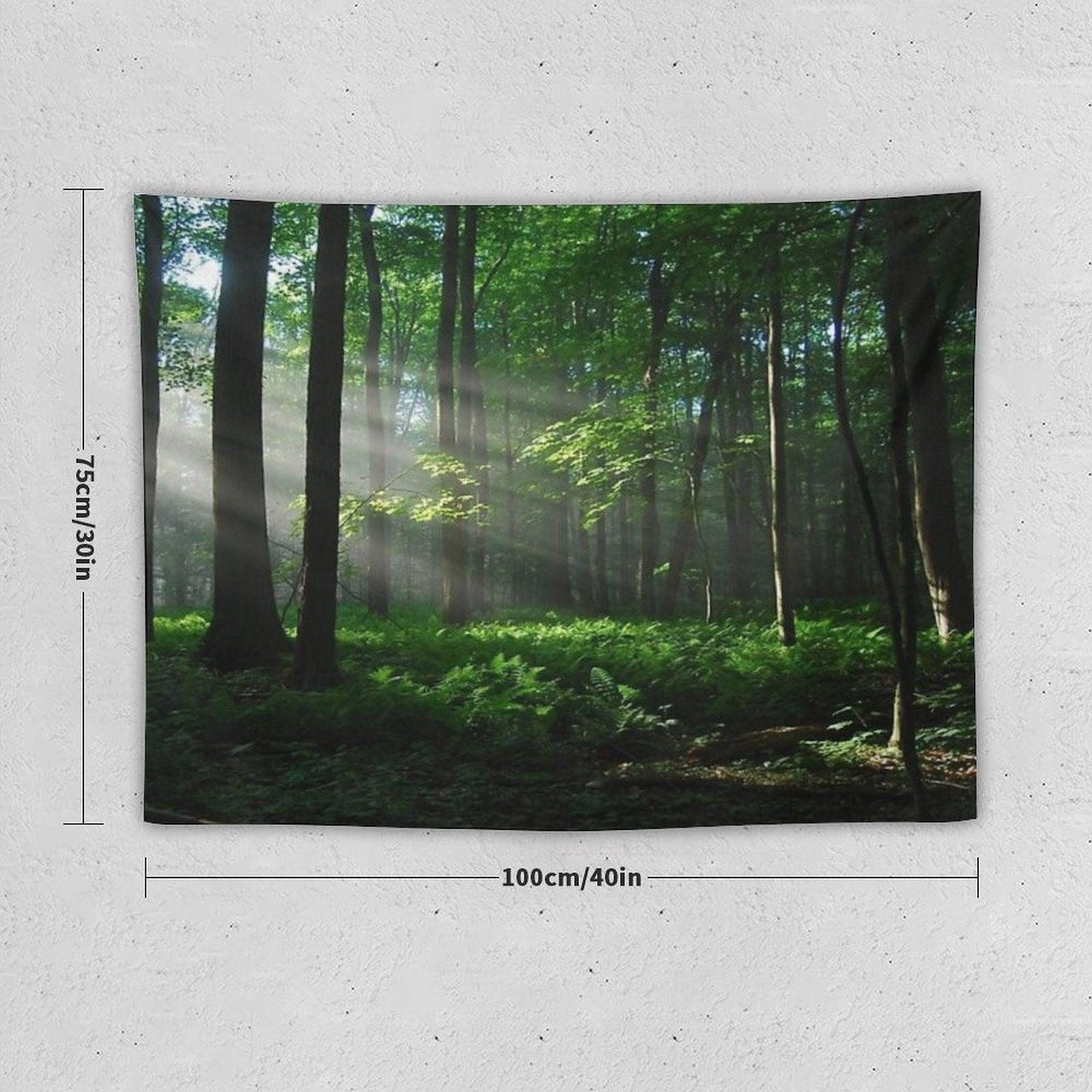 Lighted Forest Tapestry