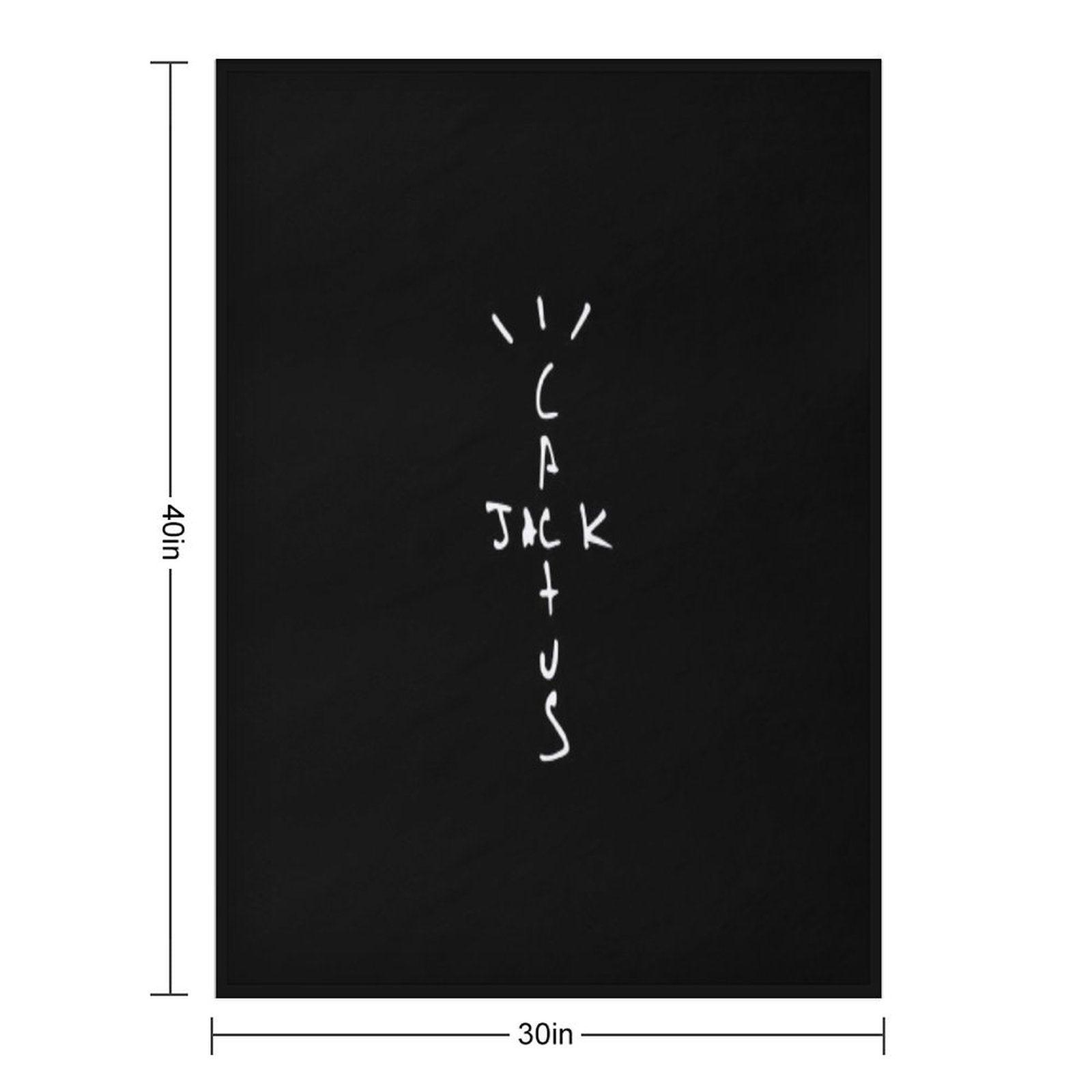 Best Logos Jack Cactus Throw Blanket