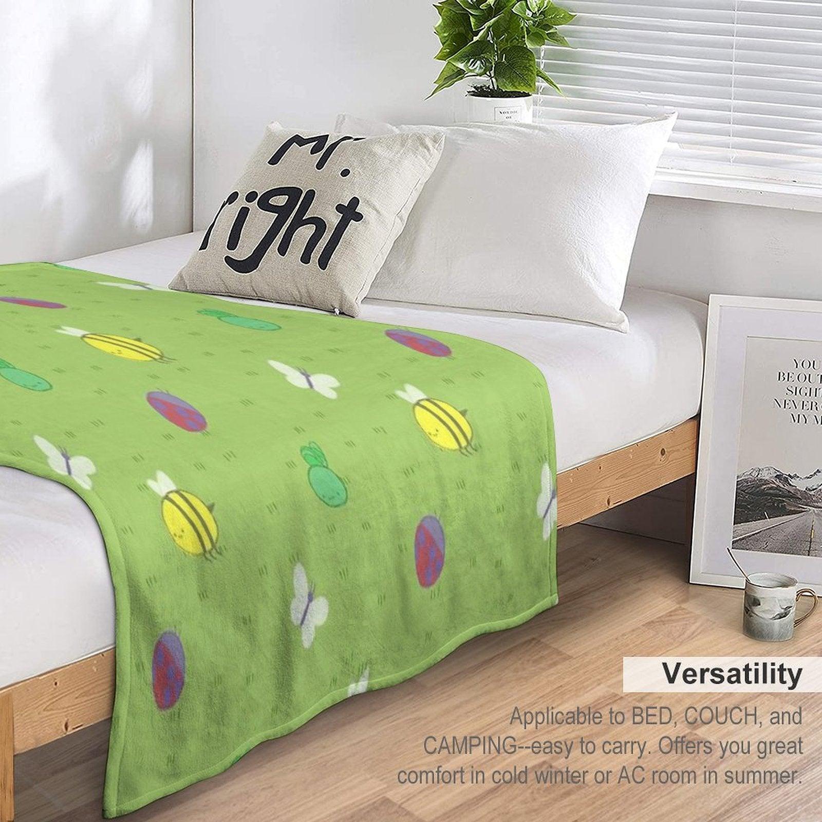 Adventure Time™ End Credits Pattern Throw Blanket