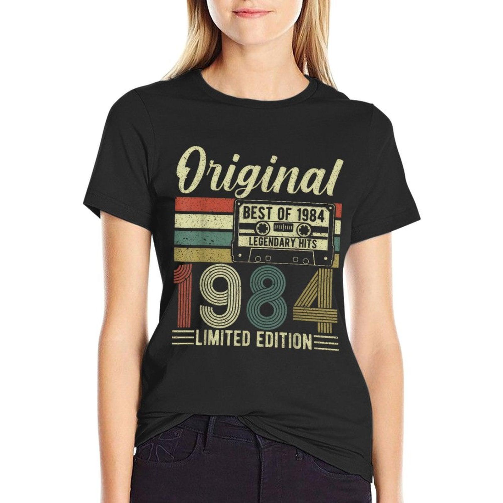Vintage Original 1984 40th Birthday Gifts For Men Women  Trendy Pattern T-Shirt