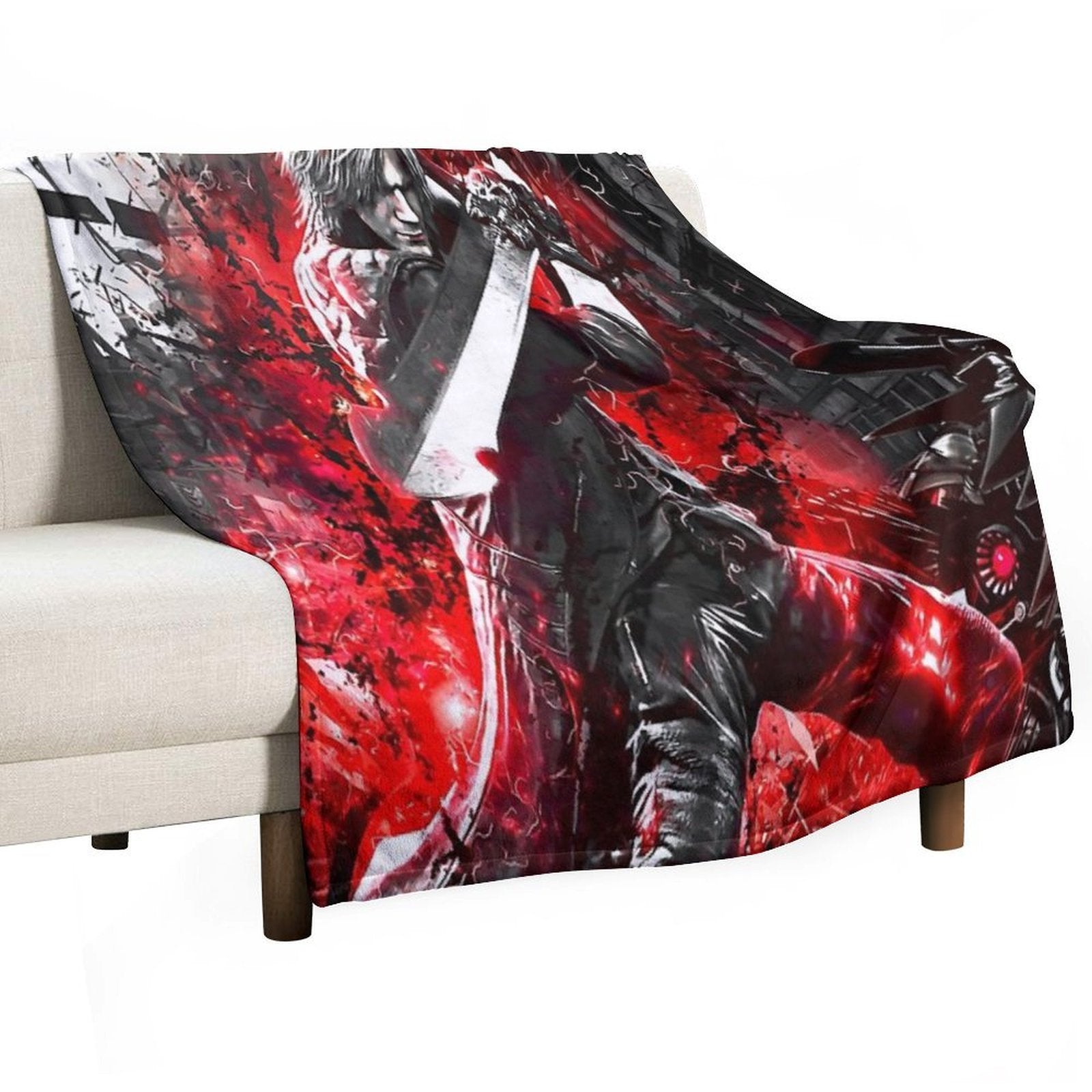 Devil May Cry 5 Dante Premium Throw Blanket