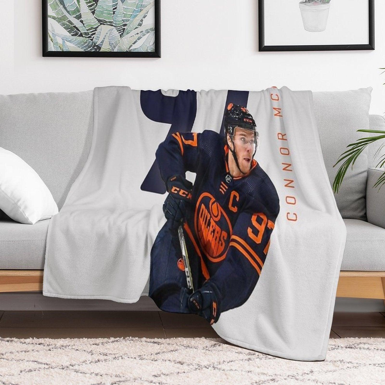 Connor McDavid Throw Blanket