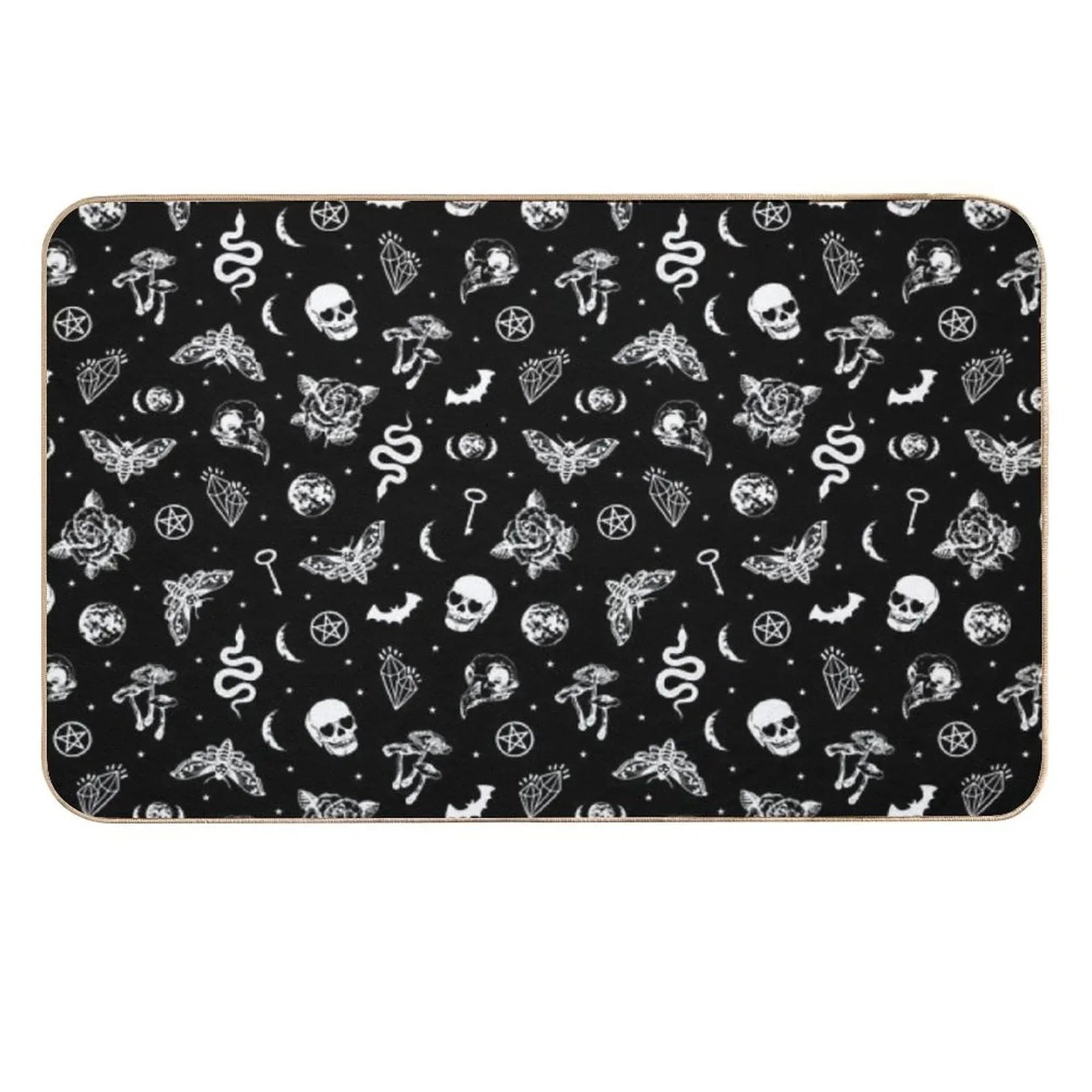 Witchcraft B&W  Repositionable Bath Mat