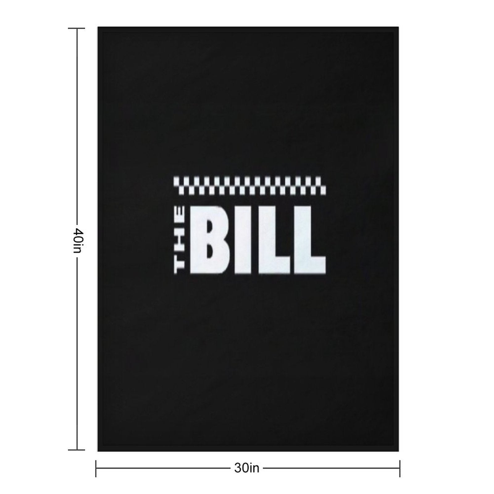 The Bill Logo Travel-friendly Throw Blanket