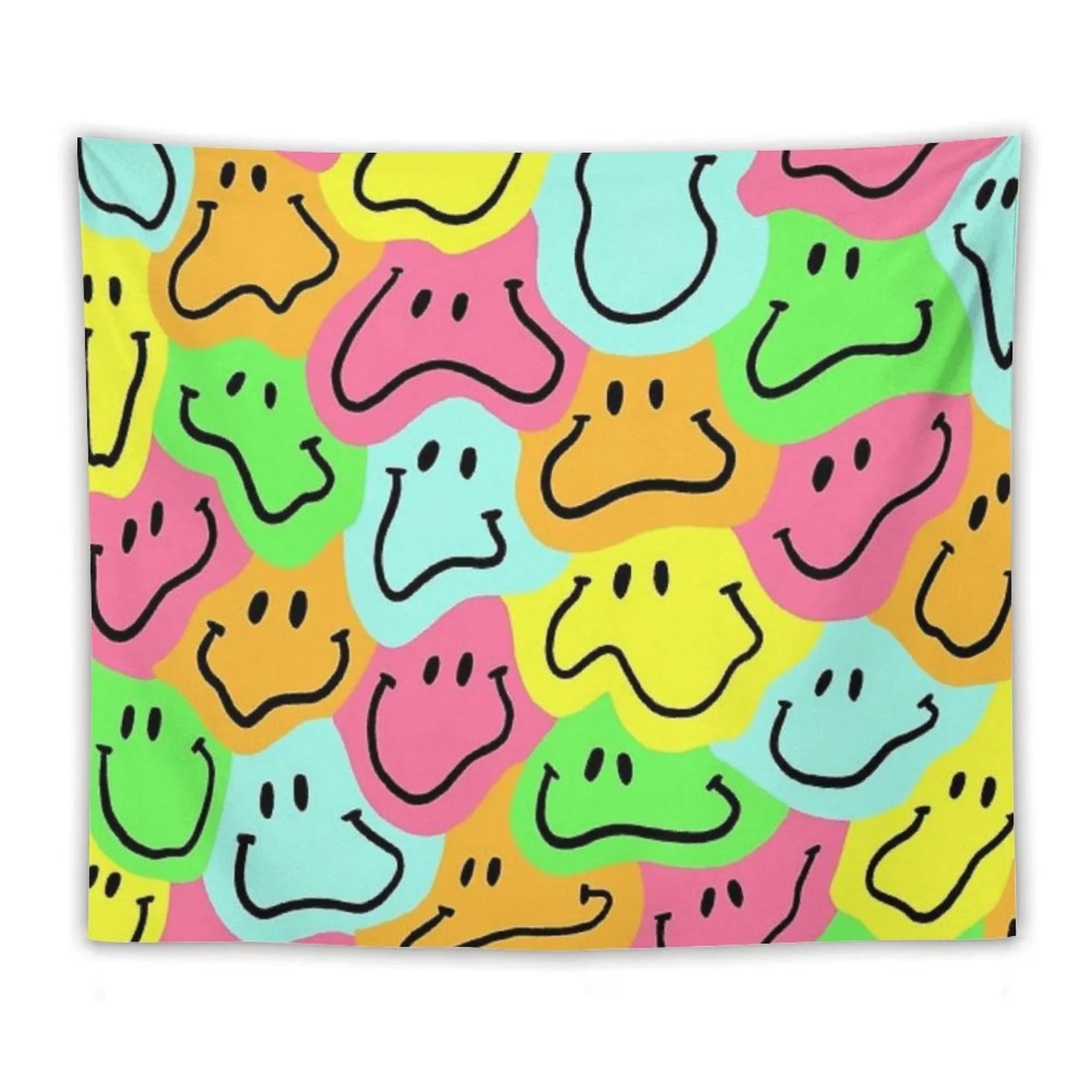 Smiley Face Pattern Tapestry