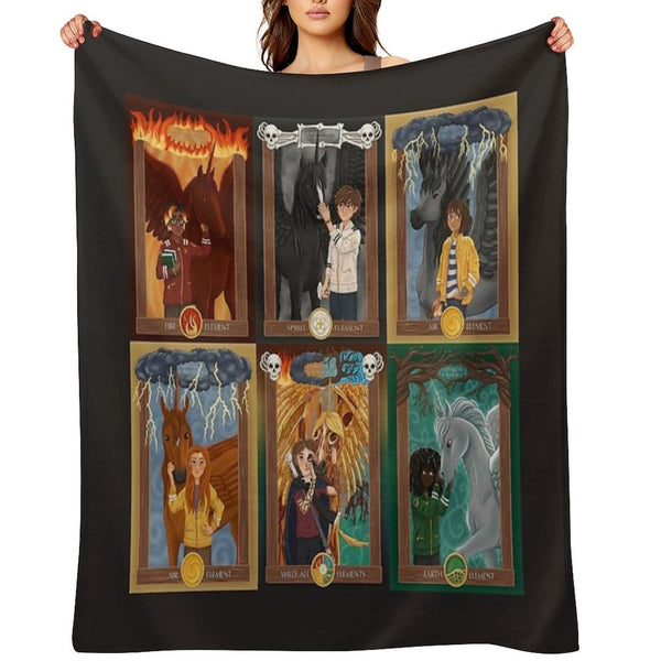 Skandar Character Portraits Versatility Throw Blanket