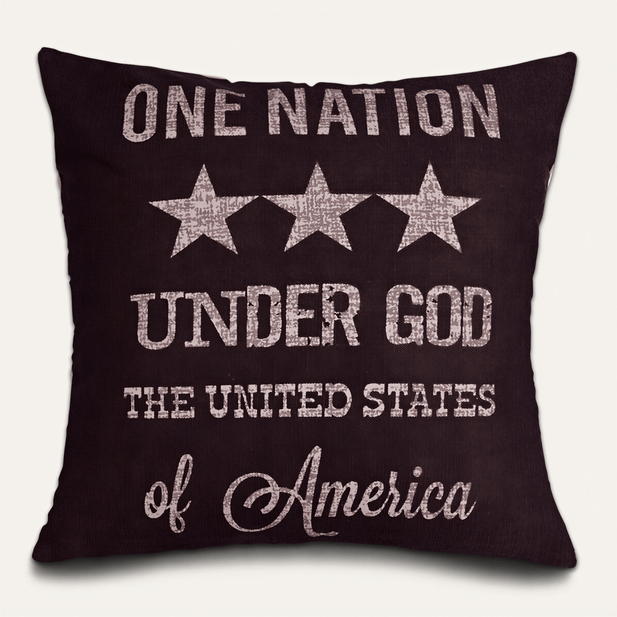 Patriotic Throw Pillow | USA Pillow Cover 18 x 18 Inches - Luxury Zipper Cushion