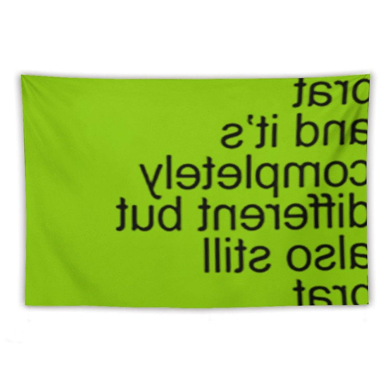 Brat And It’s Completely Different But Also Still Brat Tapestry