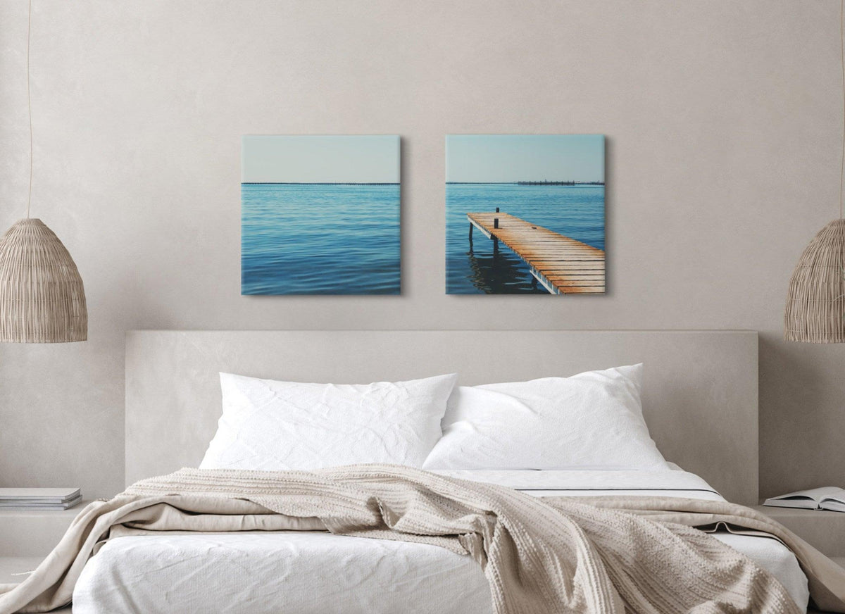 Etang de Thau Canvas Art Set by Laura Evans
