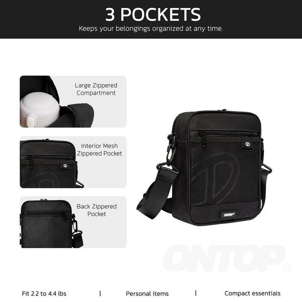 Mesh Pocket Crossbody Bag