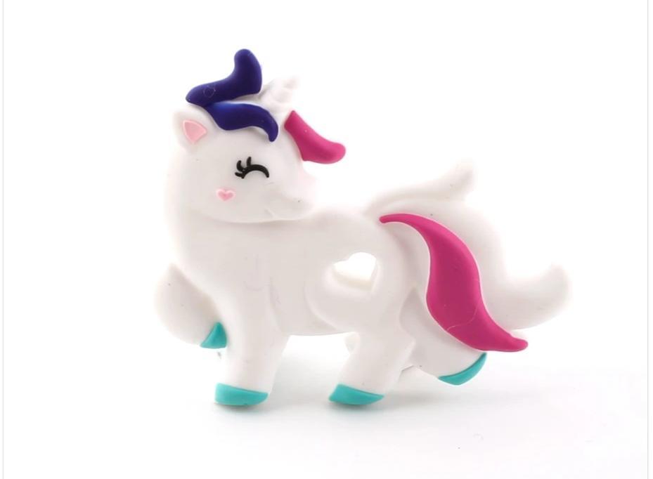 Baby Teether Silicone Rabbit Food Grade Bunny Teether Nursing Teething  Accessories Silicone Animal Teether For Kids and Baby