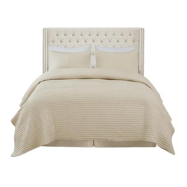 Amelia Upholstery Cream Headboard by Madison Park - Gifts for You 'n Me