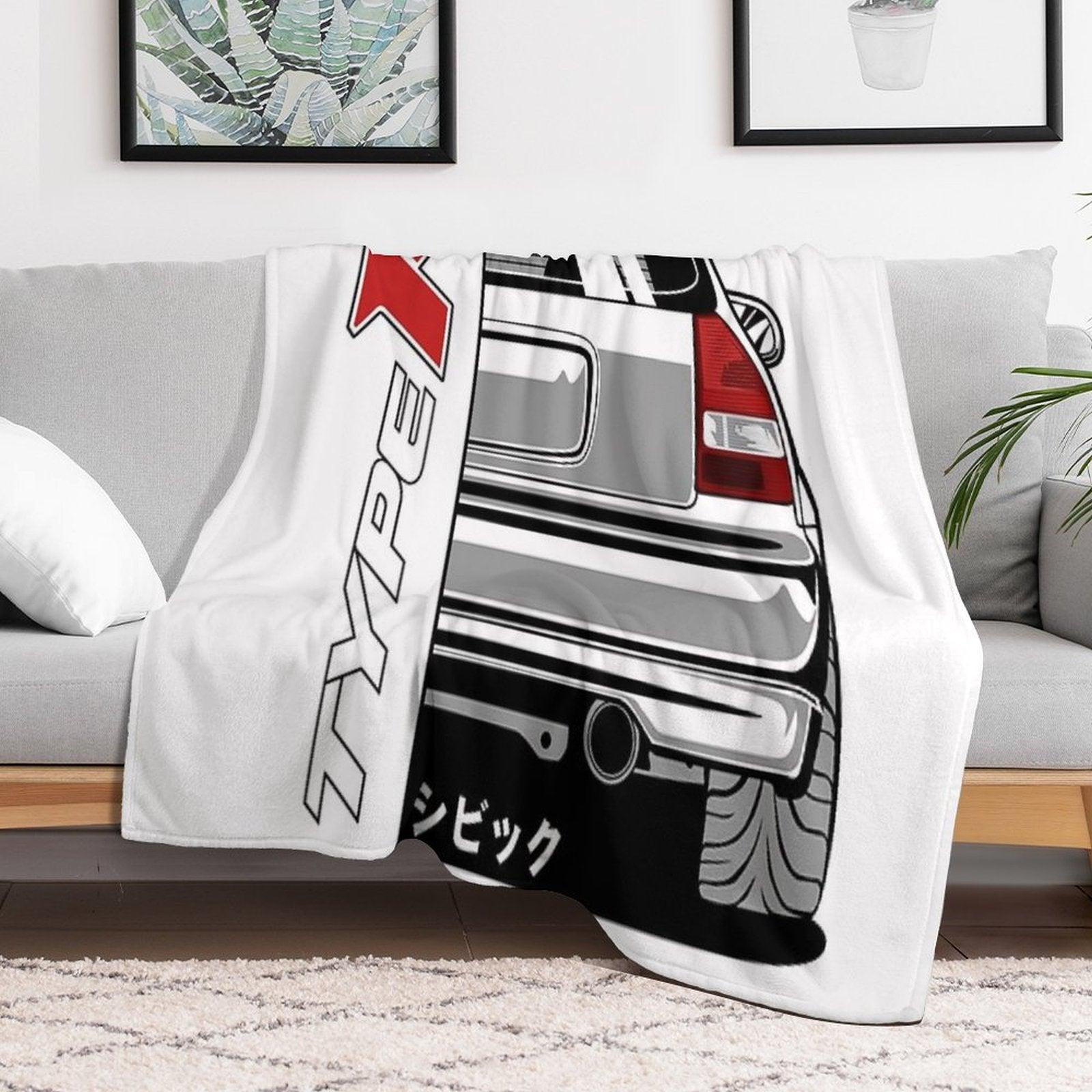 Civic Type R EK9 Throw Blanket
