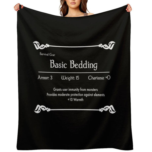 RPG Blanket Stats Comfort Throw Blanket