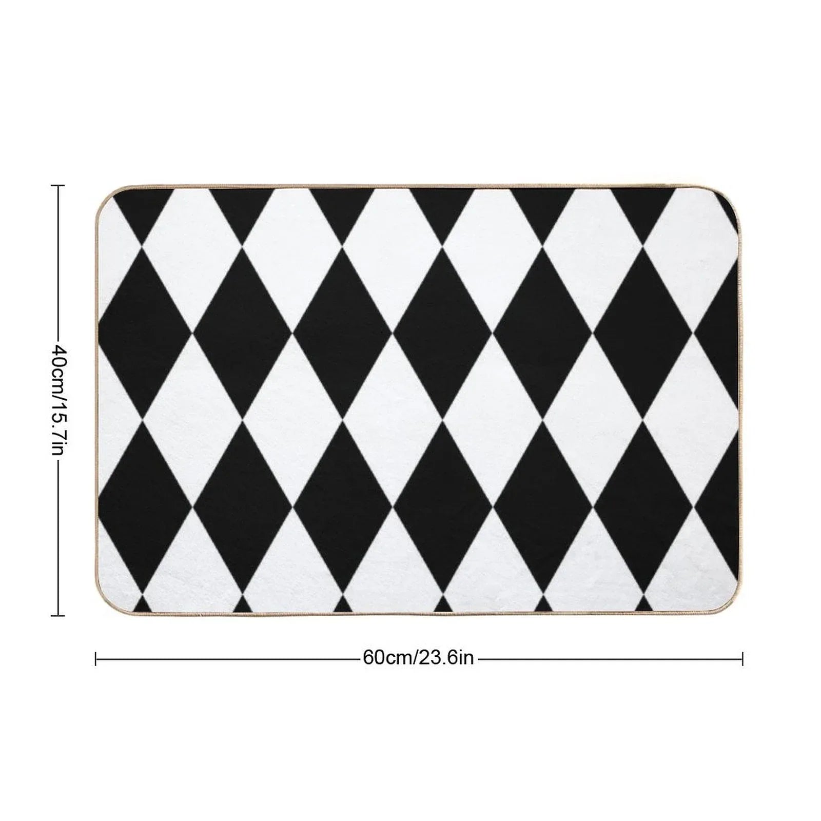 Harlequin Diamonds Bath Mat