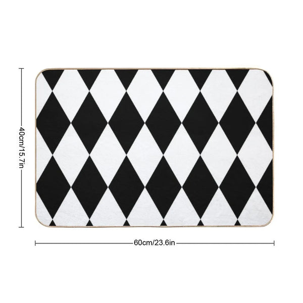 Harlequin Diamonds Bath Mat