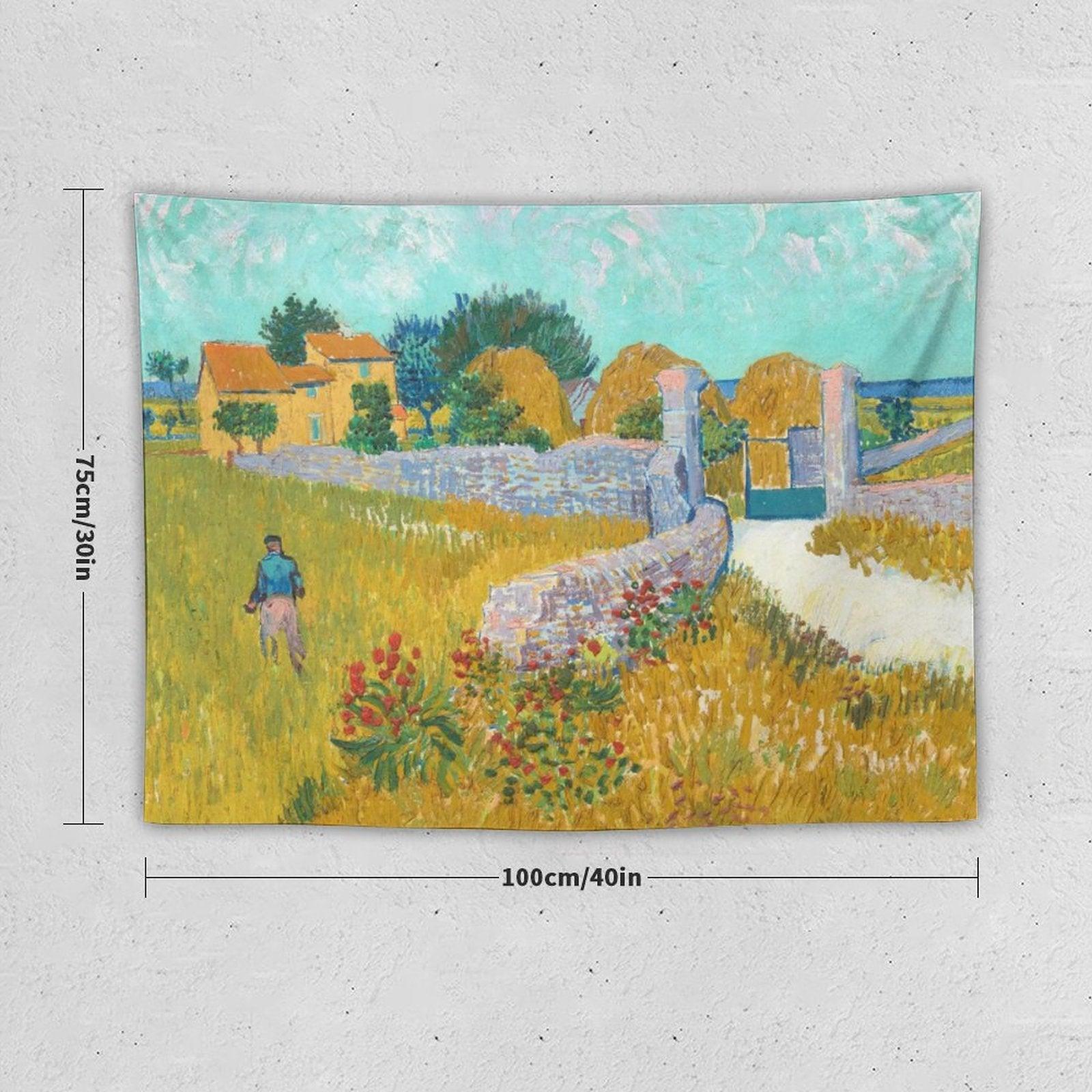 Van Gogh’s Farmhouse in Provence Tapestry