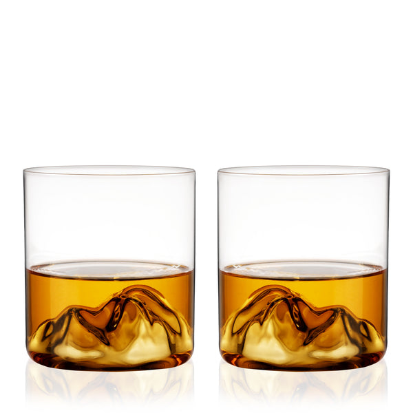 Mountain Crystal Tumblers Set of 2