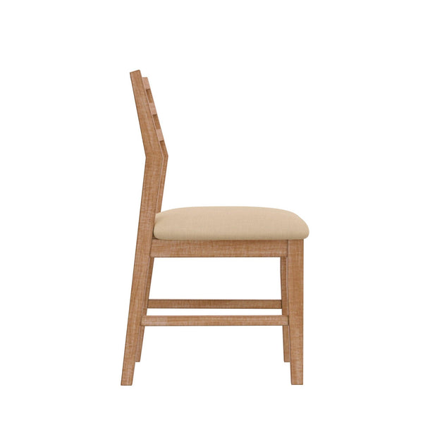 Aiden Side Chairs (Set of 2), Natural Weathered