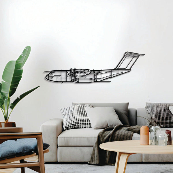 A400M Atlas Metal Aircraft Wall Art - NCP0256