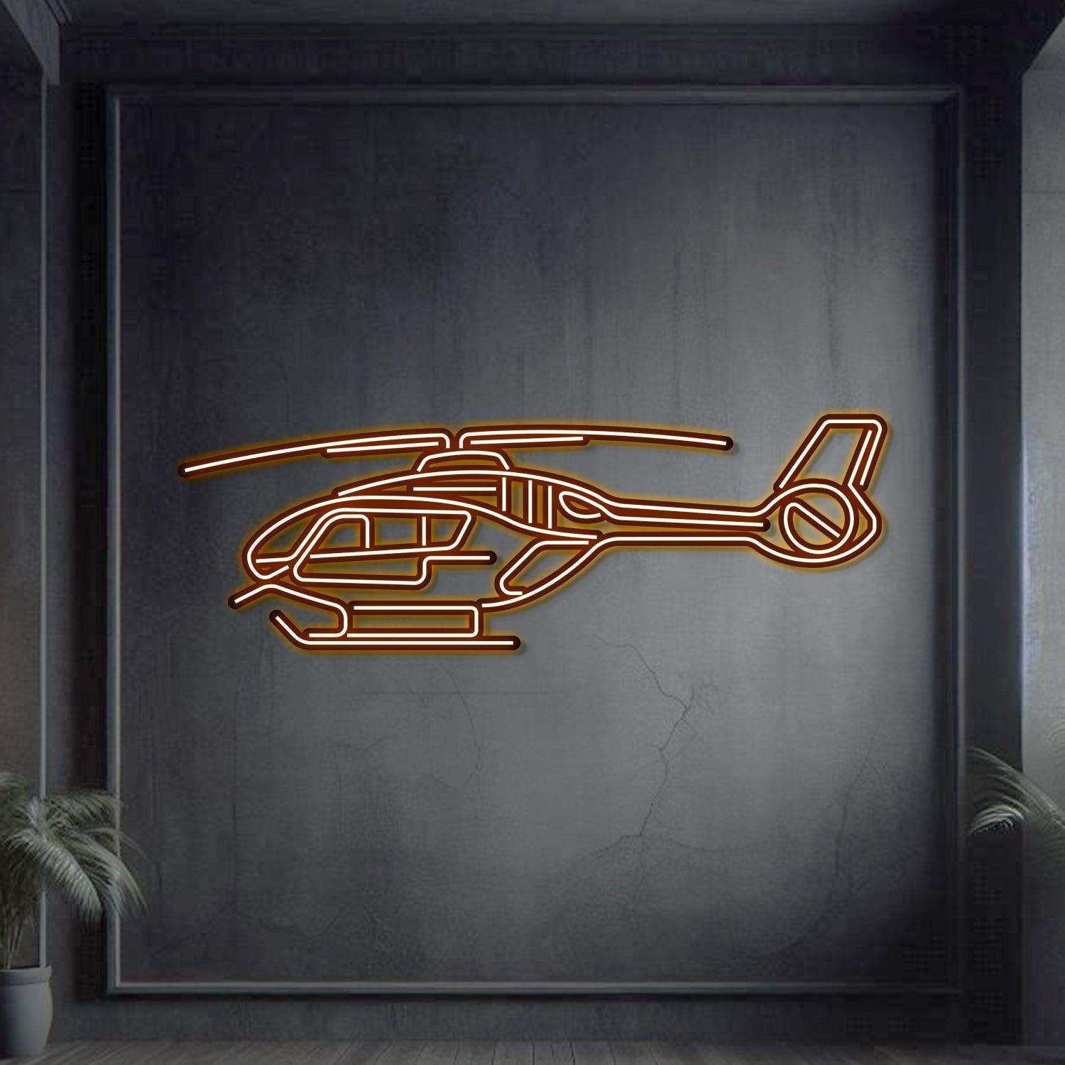 Juno HT1 Metal Neon Aircraft Wall Art - NCN0051