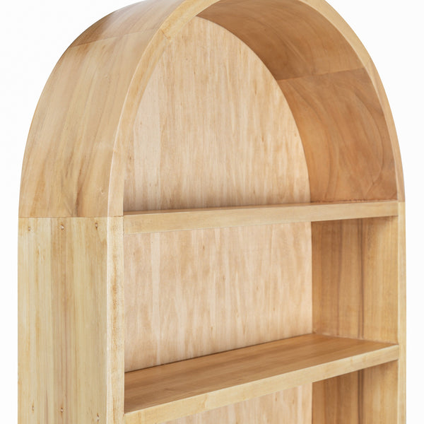 Hutton Wood Capsule Wall Shelf