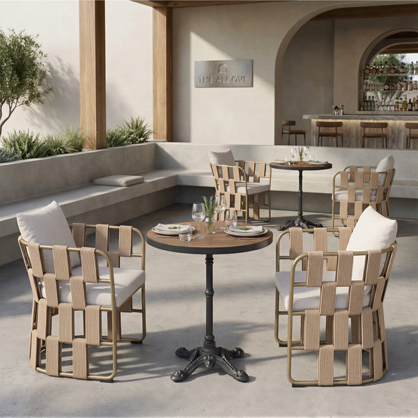 Gazebo Dining Table Walnut