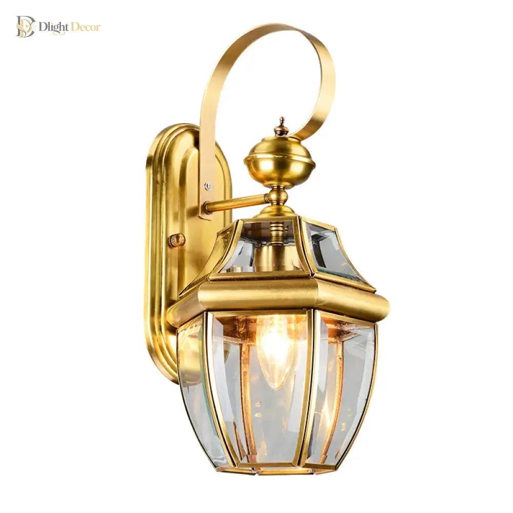 Alanna Copper Wall Sconce | Bedroom & Hallway Lighting