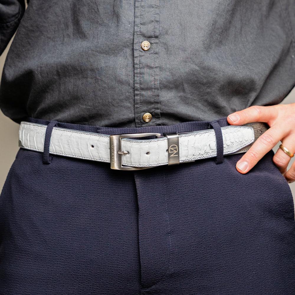 Alessio Belt White / Gray