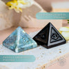 All Seeing Eye - Pyramid of Ancient Wisdom - Egyptian Obsidian Pyramid