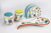 Charlotte Table Accessory Set - Spoon Rest, Napkin Holder, Salt & Pepper