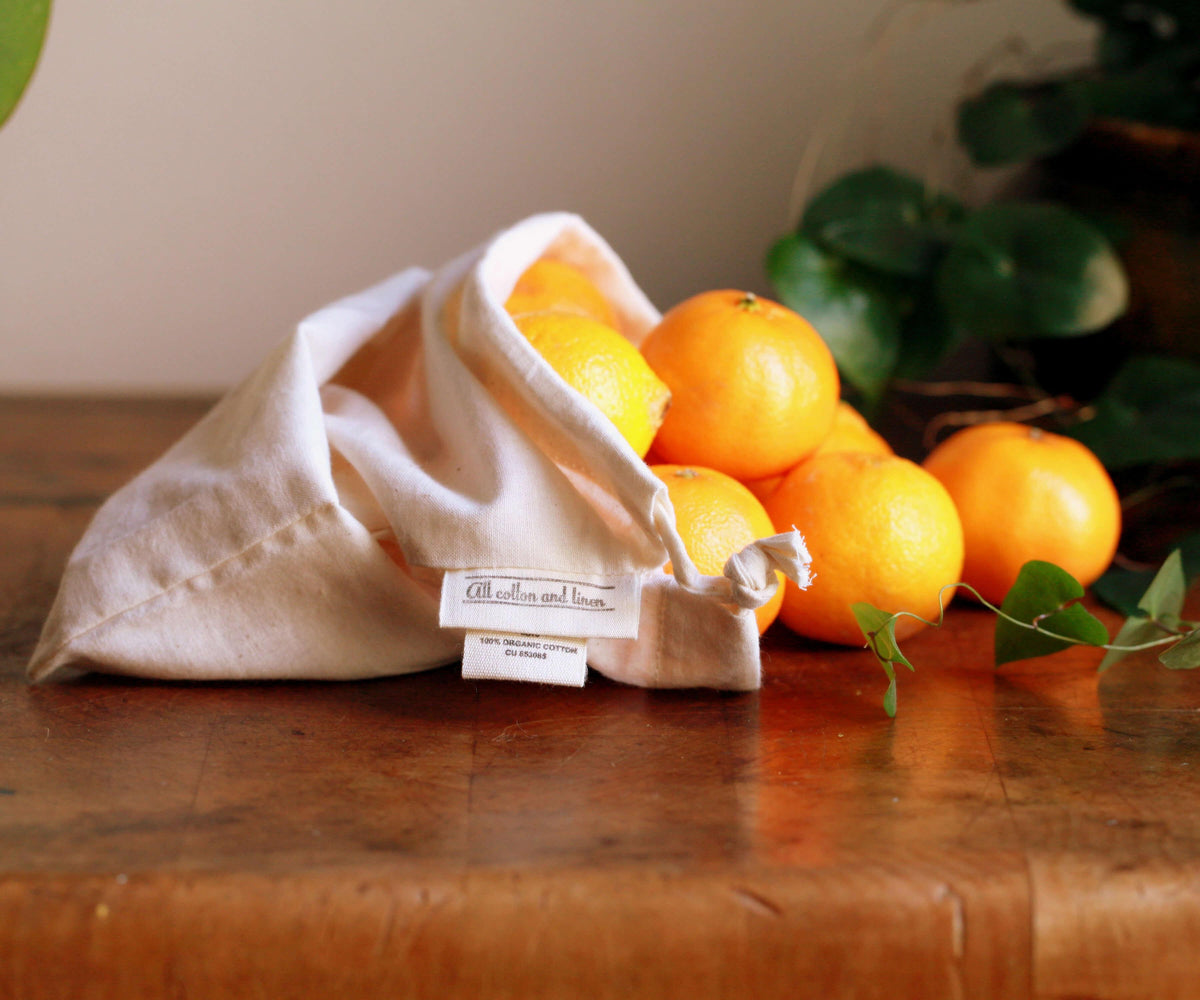 Muslin Bags - Cloth Produce Bags Drawstring