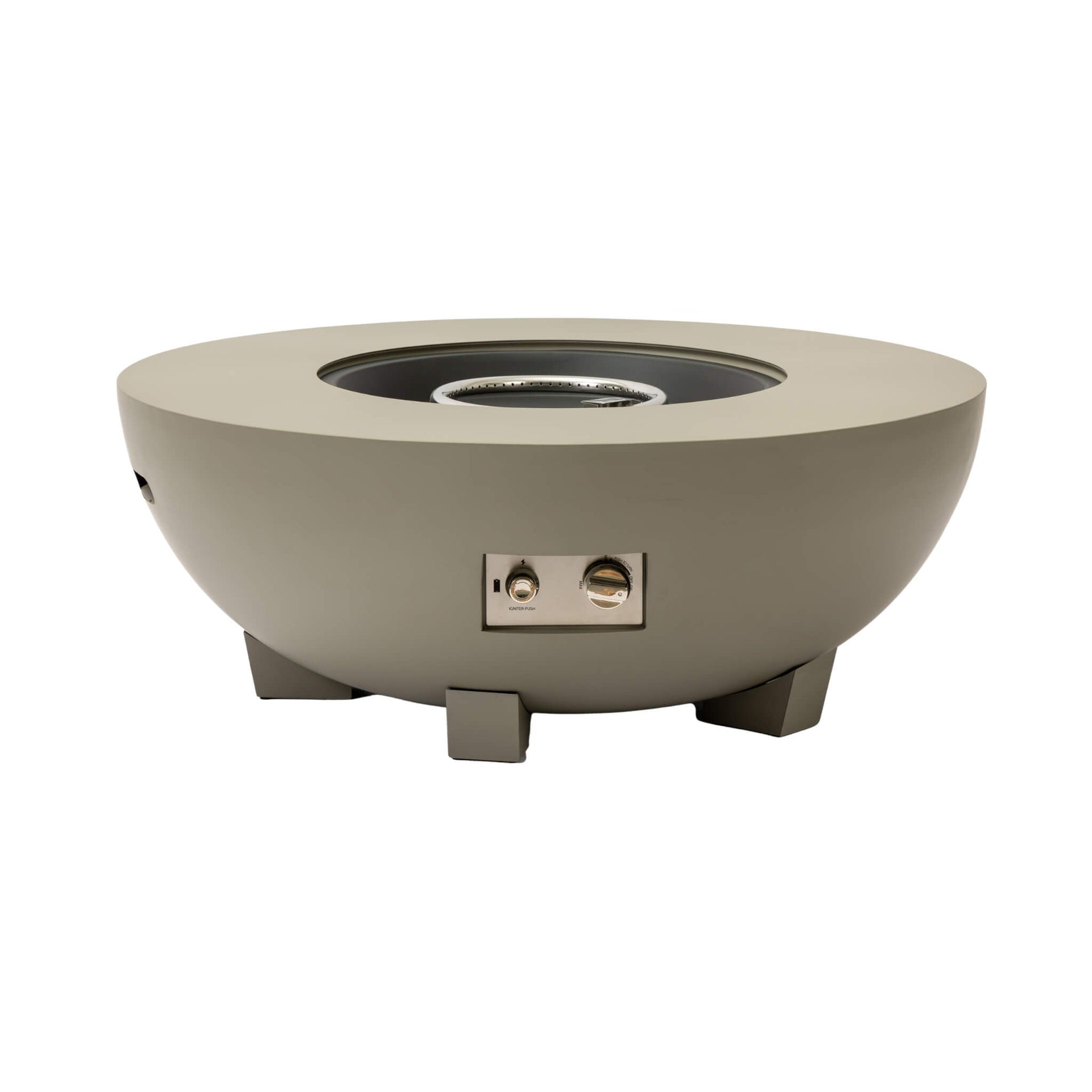 Alora Premium 36-Inch Round Outdoor Iron Patio Fire Pit Table With Metal Cover (SAK71954) SAKSBY WHOLESALE