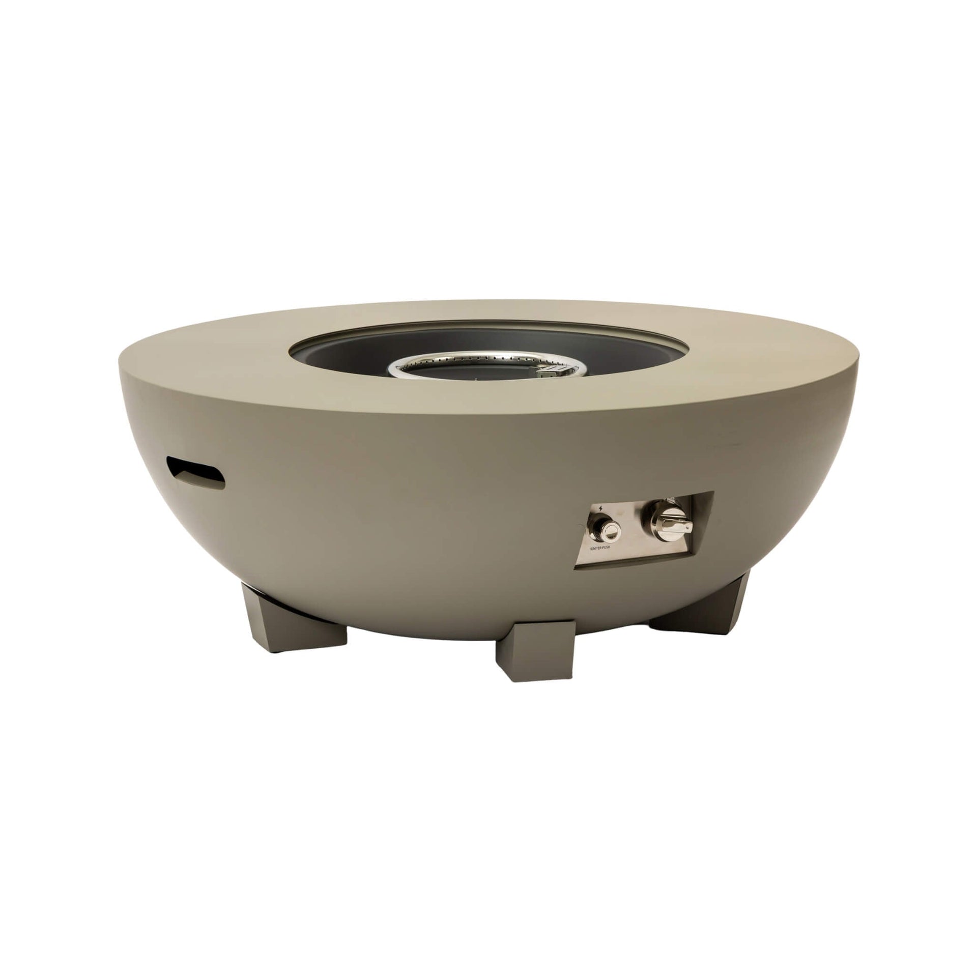 Alora Premium 36-Inch Round Outdoor Iron Patio Fire Pit Table With Metal Cover (SAK71954) SAKSBY WHOLESALE