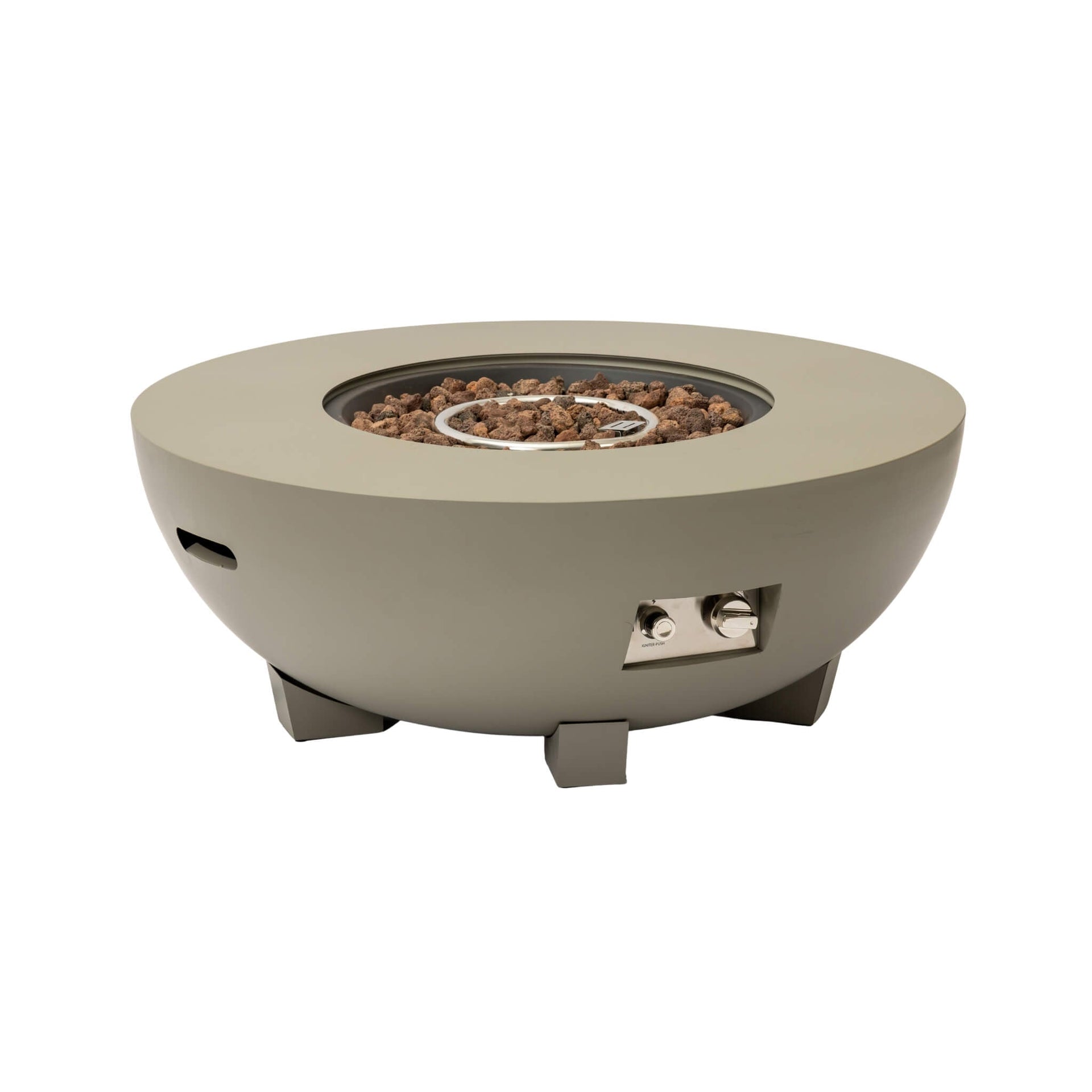 Alora Premium 36-Inch Round Outdoor Iron Patio Fire Pit Table With Metal Cover (SAK71954) SAKSBY WHOLESALE