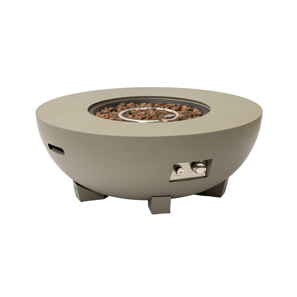 Alora Premium 36-Inch Round Outdoor Iron Patio Fire Pit Table With Metal Cover (SAK71954) SAKSBY WHOLESALE