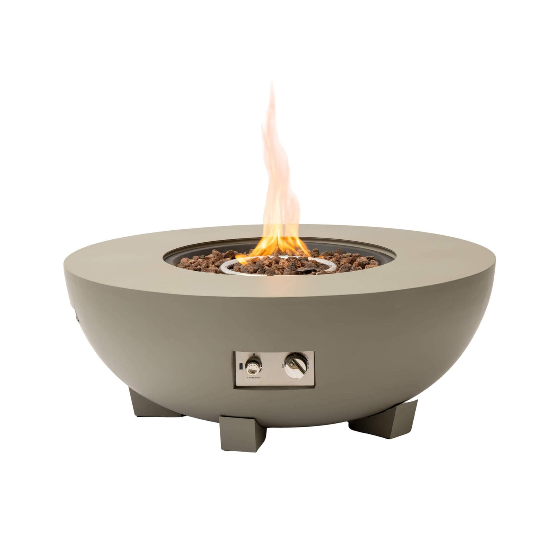 Alora Premium 36-Inch Round Outdoor Iron Patio Fire Pit Table With Metal Cover (SAK71954) SAKSBY WHOLESALE