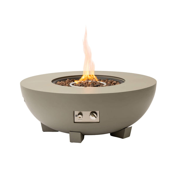 Alora Premium 36-Inch Round Outdoor Iron Patio Fire Pit Table With Metal Cover (SAK71954) SAKSBY WHOLESALE