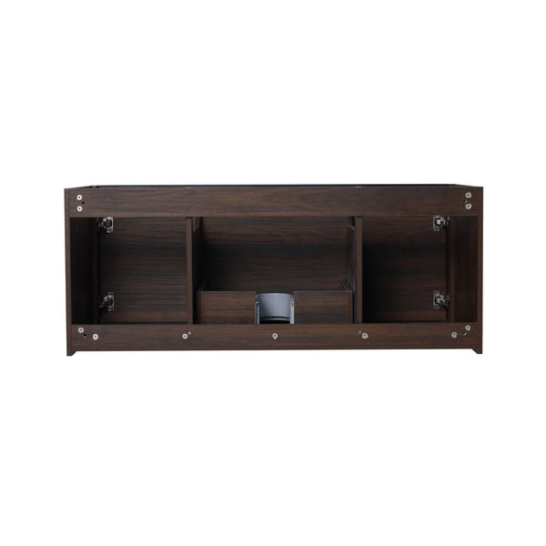Alora Floating Walnut Bathroom Vanity With Resin Sink Soft Close Doors (SAK62941) SAKSBY WHOLESALE