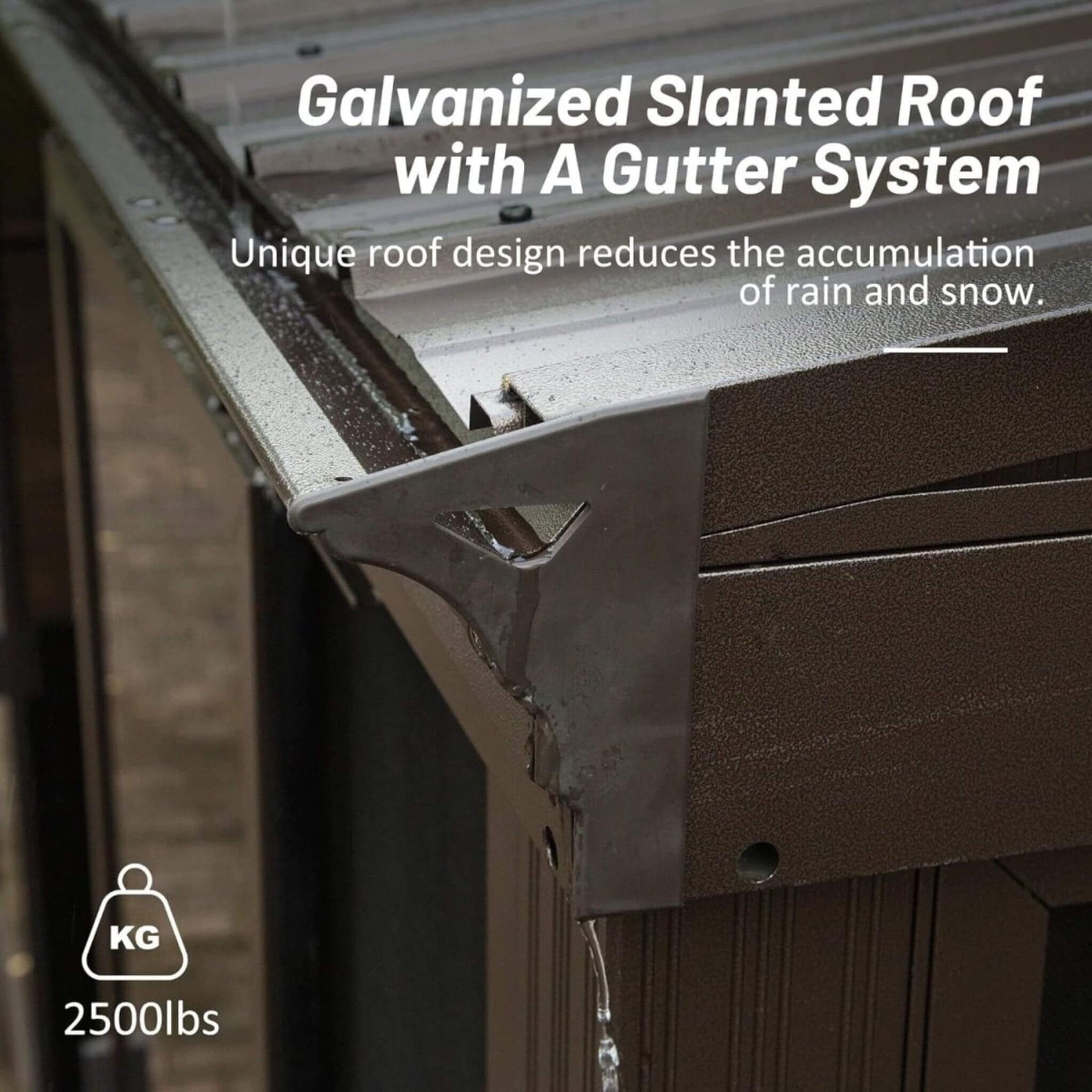 [10X12FT] Atrium Premium Against Wall Mounted Solarium Sunroom With Galvanized Steel Sloping Roof (SAK96375)
