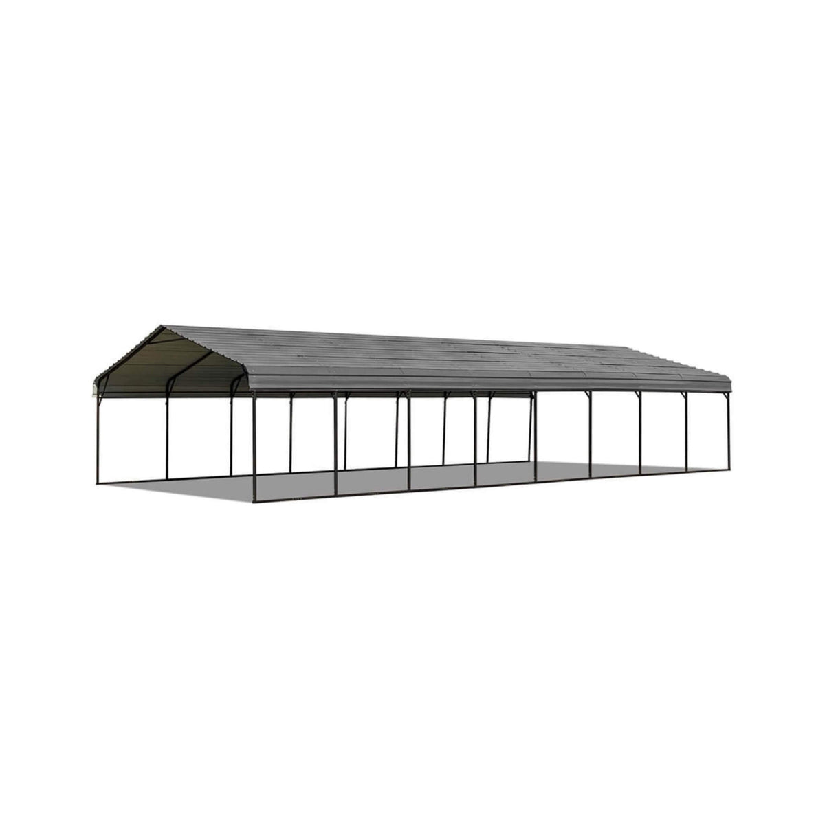 [20X40FT] Extra Large Heavy Duty Four Car Outdoor Metal Carport Canopy For Trucks, Boats And SUVs (SAK29713)