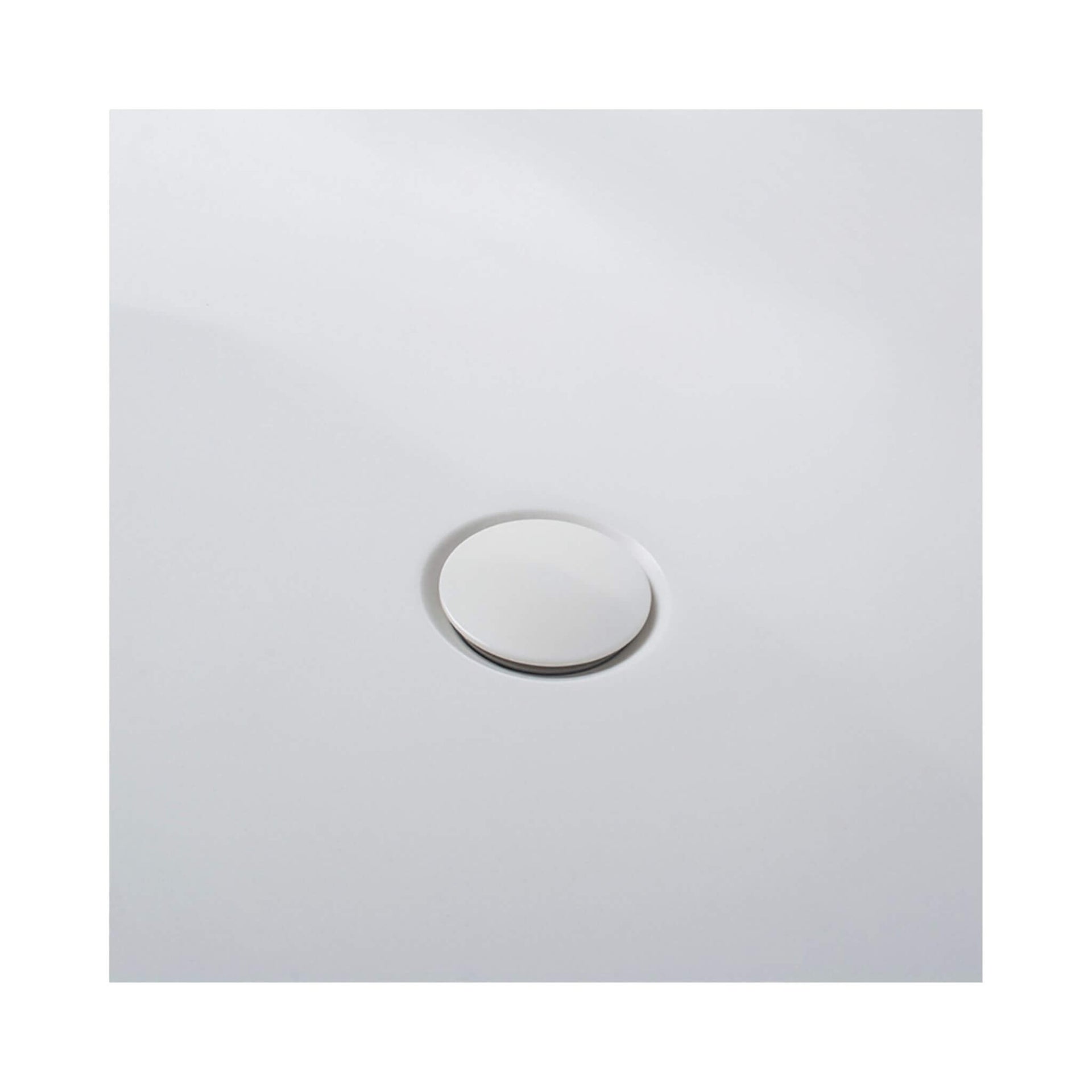 Alora Luxury 63-Inch Matte White Freestanding Soaking Bathtub With Overflow And Pop-Up Drain (SAK56140) SAKSBY WHOLESALE