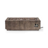 48-Inch Modern 50K BTU Outdoor Rectangular Propane Gas Fire Pit With Lava Rocks (SAK82521)