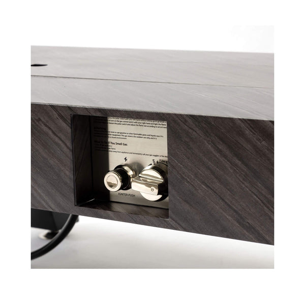 Alora 54-Inch Modern Outdoor Propane Fire Pit Table With Waterproof Cover (SAK42628) SAKSBY WHOLESALE