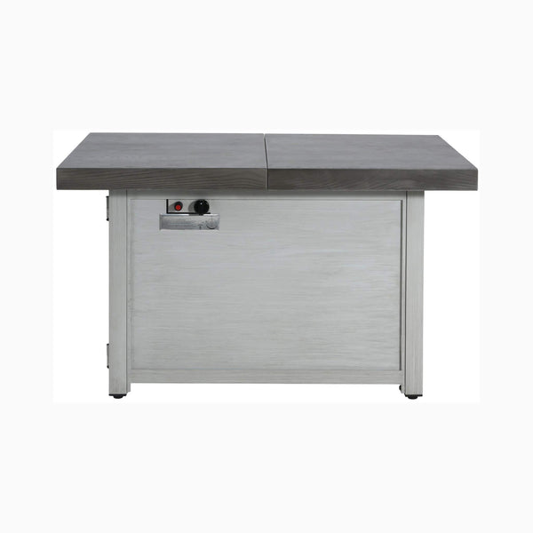 Premium 50K BTU Rectangle Outdoor Aluminum Fire Pit Table (SAK70248)