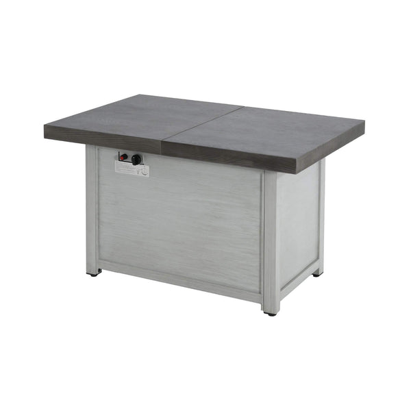 Premium 50K BTU Rectangle Outdoor Aluminum Fire Pit Table (SAK70248)