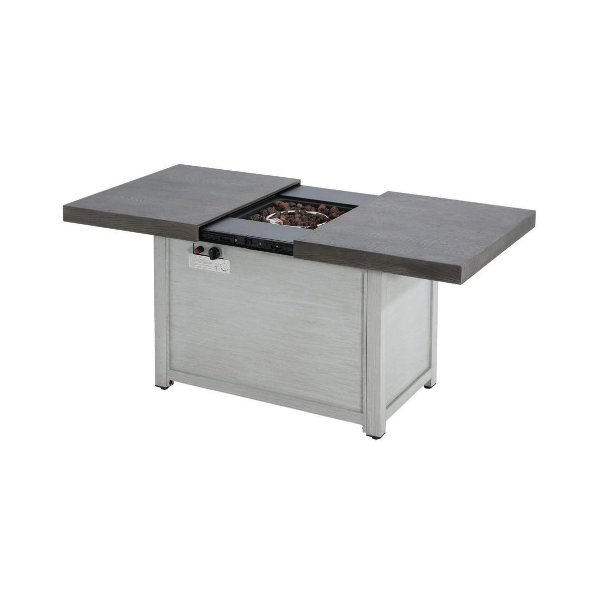 Premium 50K BTU Rectangle Outdoor Aluminum Fire Pit Table (SAK70248)