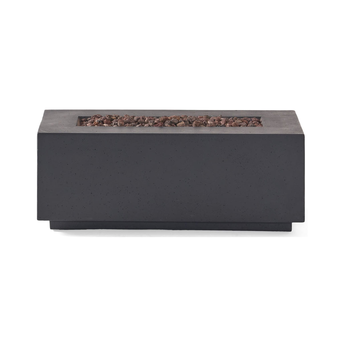 Premium Outdoor Contemporary 40K BTU Rectangular Propane Gas Fire Pit Table (SAK96153)
